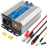 [아마존베스트]-Service-Informationen BYGD 300 W / 600 W voltage converter inverter DC 12 V to AC 230 V inverter and 2 USB ports including car cigarette lighter plug.