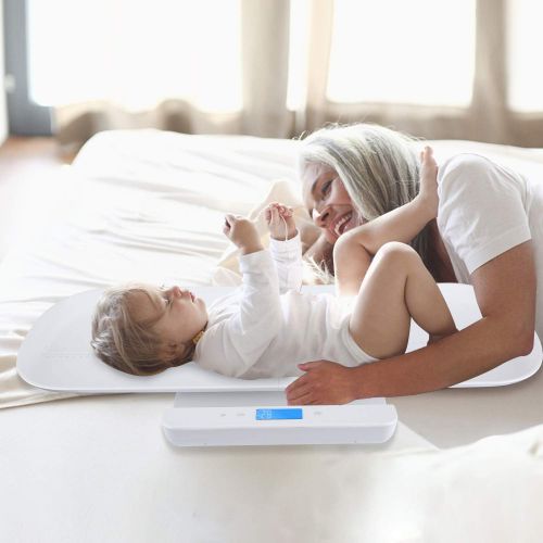  [아마존 핫딜] BYKAZATY Pet Scale with Tape Measure, Multi-Function Baby Scale, Infant Scale Digital Weight with Height Tray(Max: 70cm), Measure Weight Accurately(Max: 220lb), Perfect for Toddler