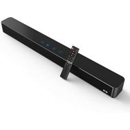 BYL Bestisan Soundbar, 32-Inch 80W Sound Bar with Subwoofer Connection Port, Wired and Wireless Bluetooth 5.0 Speaker for TV (6 Drivers, Touch Control, Wall Mountable)