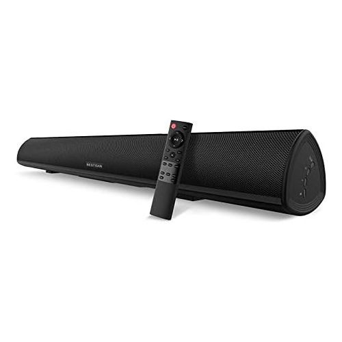  BYL 100Watt 40 Inch Soundbar, Bestisan Sound Bar Wireless and Wired Audio Bluetooth 5.0 TV Speakers with IR Remote Function (2021 Beef Up Version, 60 Days Home Trial)
