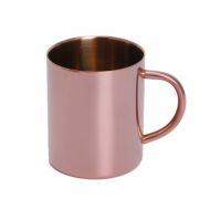 BYNNIX Gold/Brass Plated Stainless Steel Double Wall Mug Cup For Wine & Tumbler Coffee (Rose Gold Copper Clated) (Rose Gold(With Brass Plated))