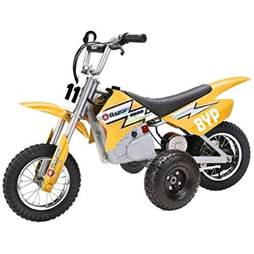  [아마존베스트]BYP_MFG_INC Adjustable Height Razor MX350 MX400 MX125 Kids Youth Training Wheels ONLY
