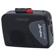 [아마존베스트]Byron Statics Portable Cassette Players Recorders FM AM Radio Walkman Tape Player Built In Mic External Speakers Manual Record VAS Automatic Stop System 2AA Battery Or USB Power Su