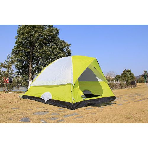  BZ-TANG Star Home 2-6 Person Automatic Pop up Instant Portable Cabana Tent for Camping Fishing Hiking Picnicking Anti UV Beach Tent Beach Shelter (Green)
