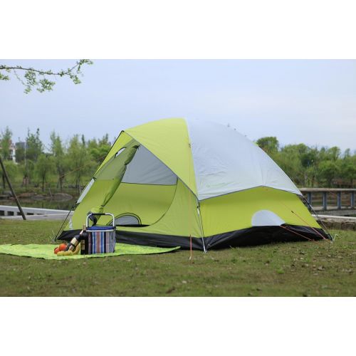  BZ-TANG Star Home 2-6 Person Automatic Pop up Instant Portable Cabana Tent for Camping Fishing Hiking Picnicking Anti UV Beach Tent Beach Shelter (Green)