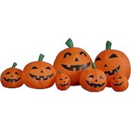 할로윈 용품BZB Goods 7.5 Foot Long Inflatable Halloween Pumpkins