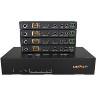 BZBGEAR 1x4 UHD 4K 18 Gb/s HDMI-over-HDBaseT Splitter/Distribution Amplifier