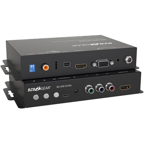  BZBGEAR Multi-Format 4K UHD Scaler Converter HDMI/DP/VGA/CVBS/YPbPr to HDMI