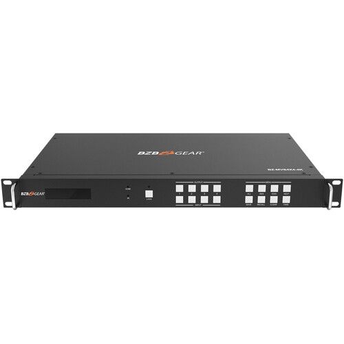  BZBGEAR 4x4 HDMI 4K Video Wall Processor Matrix Switcher/Scaler