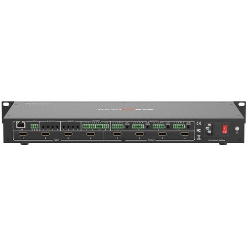  BZBGEAR 4x4 HDMI 4K Video Wall Processor Matrix Switcher/Scaler