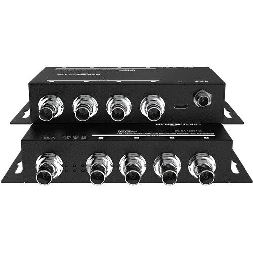  BZBGEAR 12G-SDI 1 x 8 Splitter/Distribution Amplifier