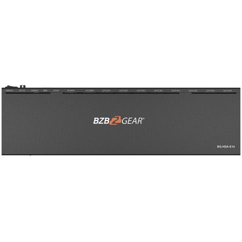  BZBGEAR 1x8 4K30/1080p HDMI Splitter/Distribution Amplifier with 8 Receivers