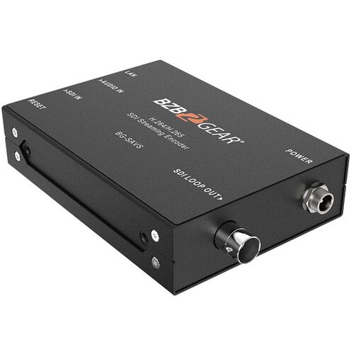  BZBGEAR 1080p H.264/265 SDI Video/Audio to IP Streaming Encoder