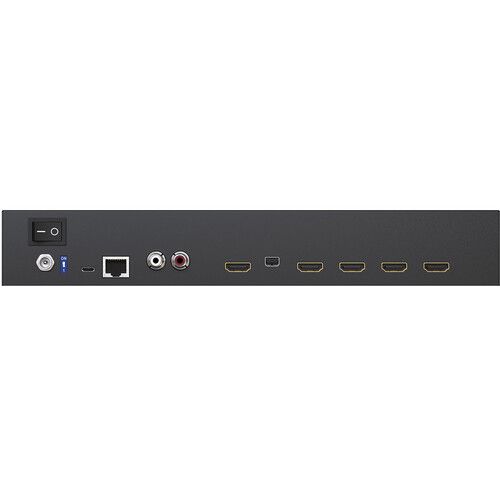  BZBGEAR 4-Port 4K 60 Hz Video Wall Processor with Scaler, Audio and 1x3 / 1x4 / 2x2 / 4x1 Layout