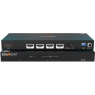 BZBGEAR 1 x 4 8K HDMI 2.1 Splitter with Audio De-Embedder