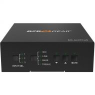 BZBGEAR 40W/70V 2-Channel Stereo/Mono Audio Amplifier