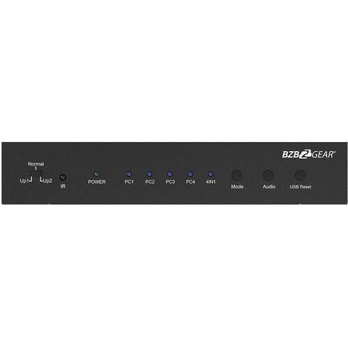  BZBGEAR BG-MKVM41R 4x1 Multi-Viewer KVM Switch