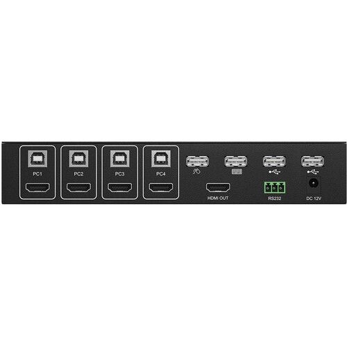  BZBGEAR BG-MKVM41R 4x1 Multi-Viewer KVM Switch