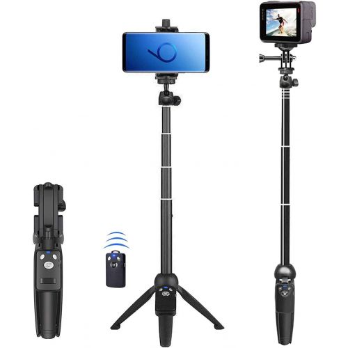  [아마존베스트]BZE Selfie Stick, 40 inch Extendable Selfie Stick Tripod,Phone Tripod with Wireless Remote Shutter Compatible with iPhone Xs Max Xr X 8Plus 7 6 6s Plus, Android, Samsung Galaxy S10 S9,