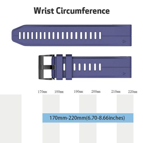  BZLine Armband Garmin Outdoor Smart Watch Instinct Quick Release Sport Silicone Bracelet for Garmin Instinct for Men and Women by BZLine, for 6.70 - 8.66 Inch Wrist 14 Colors