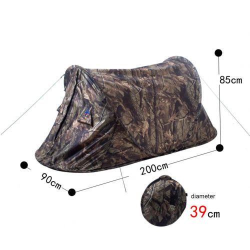  BaAbiIloOng baAbiIloOng Outdoor Single Person Camouflage Automatic Pop-up Light Rainproof Camping Tent