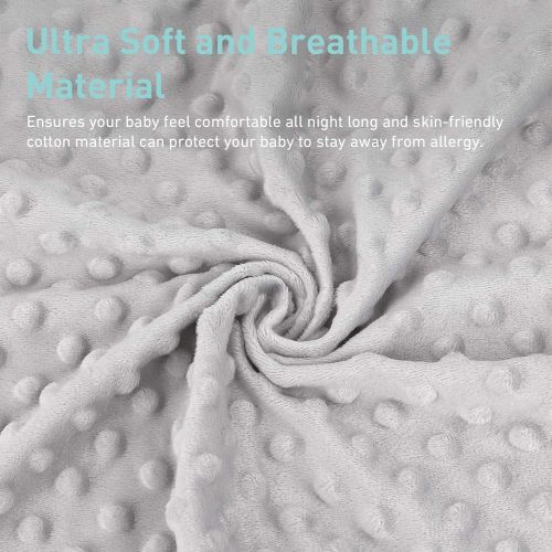  [아마존베스트]Changing Pad Cover - Babebay Ultra Soft Minky Dots Plush Changing Table Covers Breathable Changing Table Sheets Wipeable Changing Pad Covers Suit for Baby Boy and Baby Girl (2 Pack