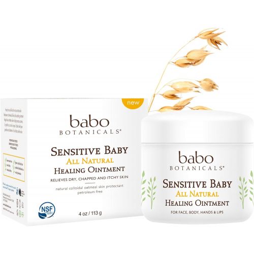  [아마존베스트]Babo Botanicals Sensitive Baby All Natural Healing Ointment, 4 Ounce