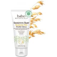 Babo Botanicals Sensitive Baby Zinc Diaper Cream With Colloidal Oatmeal, Shea and Cocoa Butter, Fragrance-Free - 3 oz.