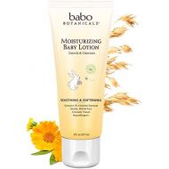 Babo Botanicals Moisturizing Baby Lotion with Oatmilk and Calendula, Non-Greasy, Hypoallergenic - 8 oz.