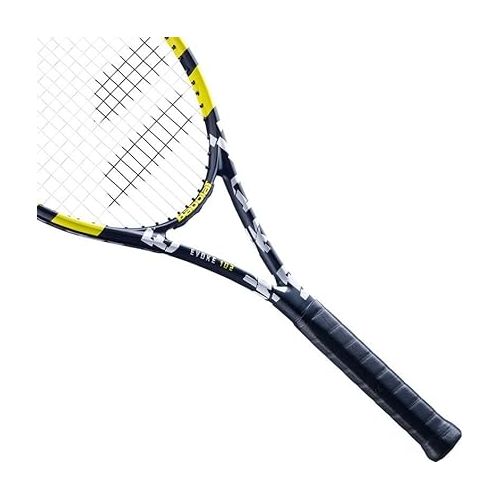 바볼랏 Babolat Evoke 102 Strung Tennis Racquet Bundled with an RH3 Club Essential Tennis Bag in Your Choice of Color