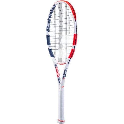 바볼랏 Babolat Pure Strike 103 Tennis Racquet (3rd Gen) - Strung with 16g White Babolat Syn Gut at Mid-Range Tension