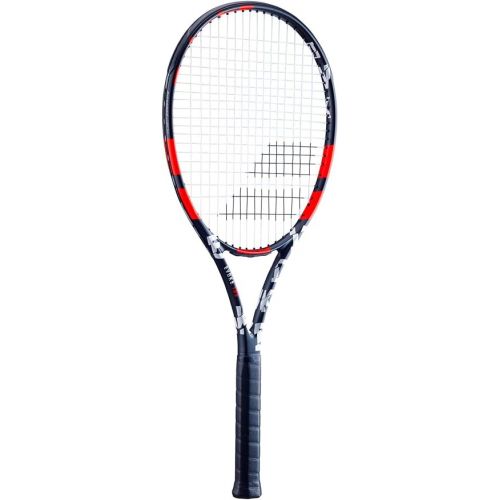 바볼랏 Babolat Evoke 105 Strung Tennis Racquet, Black/Orange (4 1/2