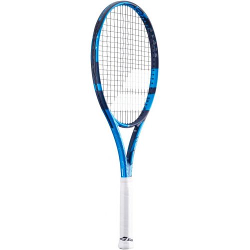 바볼랏 Babolat Pure Drive Lite Tennis Racquet (10th Gen) - Strung with 16g White Babolat Syn Gut at Mid-Range Tension