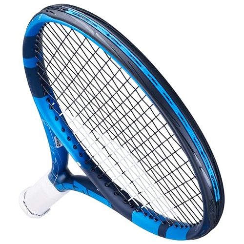 바볼랏 Babolat Pure Drive Lite Tennis Racquet (10th Gen) - Strung with 16g White Babolat Syn Gut at Mid-Range Tension