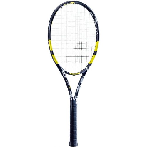 바볼랏 Babolat Evoke 105 Strung Tennis Racquet, Black/Yellow (4 1/4