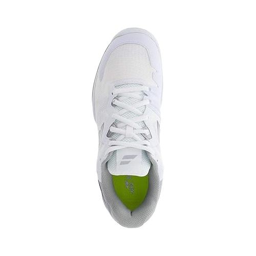 바볼랏 Babolat Women`s SFX 3 All Court Tennis Shoes White and Silver (9.5)