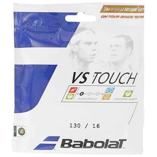 바볼랏 Babolat VS Touch BT7 Tennis String (12m), Natural, 130/16 x 6m