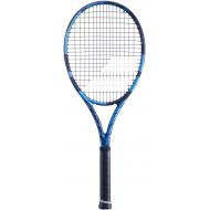 Babolat Pure Drive + Tennis Racquet (10th Gen) - Strung with 16g White Babolat Syn Gut at Mid-Range Tension