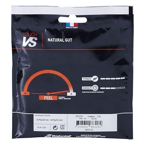 바볼랏 Babolat VS Touch Blue (16g/1.30mm) Natural Gut Tennis String Set