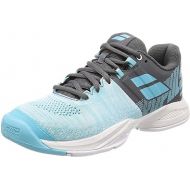 Babolat Propulse Blast All Court Womens Tennis Shoe - White/Wedgewood