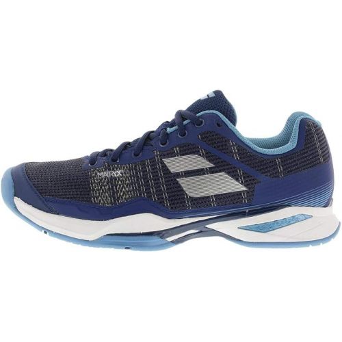 바볼랏 Babolat Jet Mach I Womens Tennis Shoe - Estate Blue/Silver 39S18651 4003 - Size 7