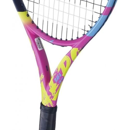 바볼랏 Babolat Pure Aero Rafa 26 Inch Junior Tennis Racquet Bundled with Overgrips and 3 Yellow Tennis Balls (2nd Generation)