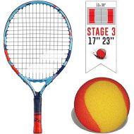 Babolat Ballfighter Tennis Racquet Bundled with Kids' Play & Stay Training Tennis Balls - Best Tennis Set for Children Under Age 4