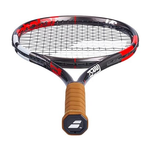 바볼랏 Babolat Pure Strike VS Tennis Racquet - Strung with 16g White Babolat Syn Gut at Mid-Range Tension