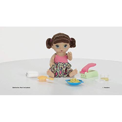  Baby+Alive Baby AliveDelicious Spaghetti Brunette, Multicoloured (Hasbro c0964105)