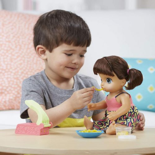  Baby+Alive Baby AliveDelicious Spaghetti Brunette, Multicoloured (Hasbro c0964105)