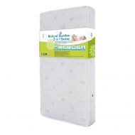 Baby Essentials III Breath-Safe 2-in-1 Memory Foam Crib Mattress with Natural Coconut Fiber and Blended Organic Cotton Coverby LA Baby