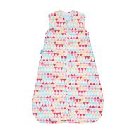 Tommee Tippee Grobag Baby Cotton Sleeping Bag, Sleeping Sack - 1.0 Tog for 69-74 Degree F - Rouge...