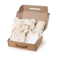 WithOrganic Newborn Gift Set | 100% Organic Certified Cotton | 7 Pieces | for Baby Boy or Girl