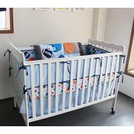 New 7 Pieces Baby Boy Sport Crib Bedding Set